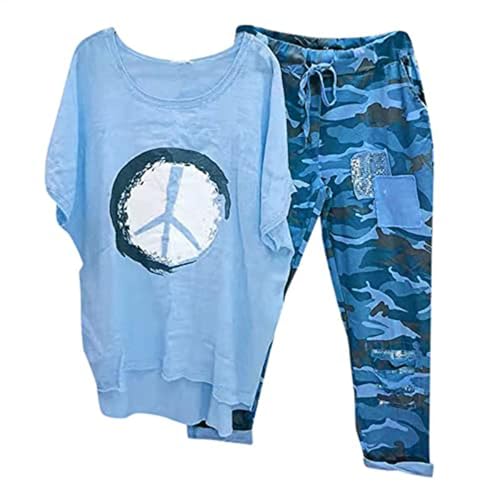 Ensemble de costume à manches courtes pour femme en lin respirant anti-transpiration