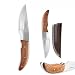 Perkin Handmade Bushcraft Hunting Knife - Full Tang Hunting Knife with Sheath