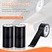 UZLU Duct Tape Bulk, Black Duct Tape Heavy Duty, 12 Rolls x 20 Yard x 1.88 Inch Per Roll, Flexible, No Residue, All-Weather and Tear by Hand, Bulk Value for Indoor & Outdoor Repairs, Industrial Use