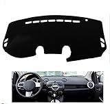 Fly5D® DashMat Dashboard Cover Fits 2007-2015 Mazda 2 M2 (2007-2015 Mazda 2, Black)