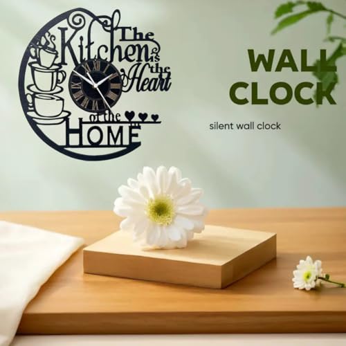 12 inch Coffee Cup Themed Kitchen Clock product photo 12 inch Coffee Cup Themed Kitchen Clock product
