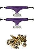 Tensor Trucks Alloy Purple/Raw Skateboard Trucks - 5.25