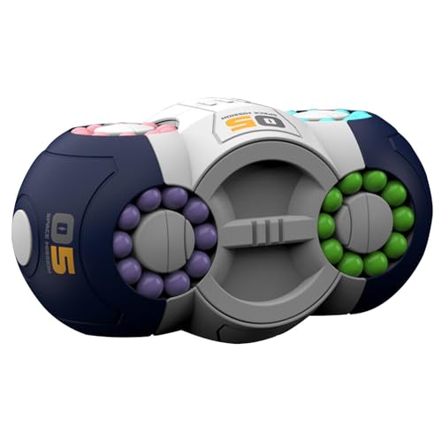 Jouet de puzzle avec haricot magique, haricot magique rotatif - Jouet sensoriel pour les mains Fidget | Spinner de cube de haricots magiques rotatif à 360...