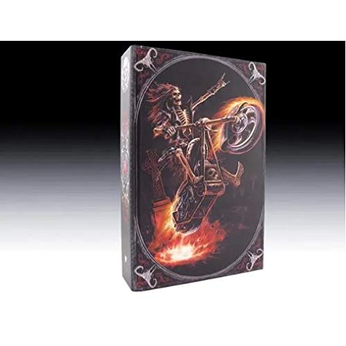 Image of Everspring Import Company Hell Rider Book Trinket Box New