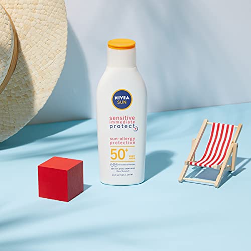 NIVEA-SUN-Sensitive-Proteccion-Inmediata-Antialergias-Solares-Leche-Solar-FP-50-1-x-200-ml-protector-solar-no-graso-para-piel-sensible-crema-solar-resistente-al-agua