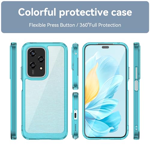 Case for Honor 200 Lite 5G, Shockproof Phone Bumper Cover, Solid Color Matte TPU Frame - Image 2