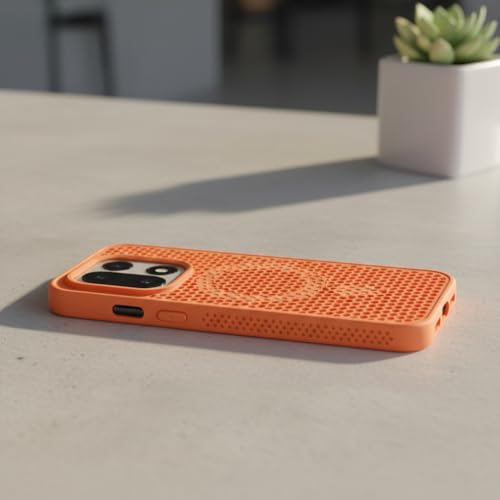 Image of MILLION CASES Heat Deflect Magnetic Dissipation Case for OnePlus 15, OnePlus 15 Back Cover Case(2025) - TPU | Orange