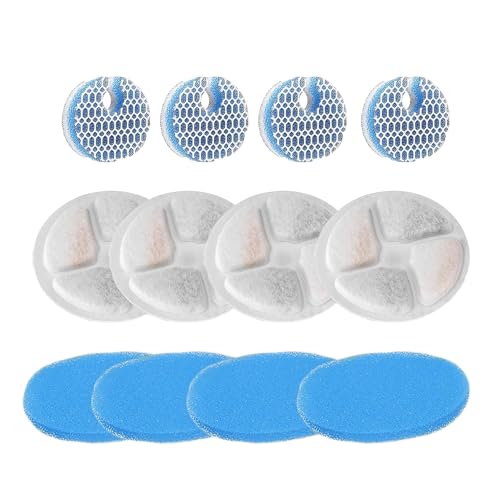 Filtro para fuente de agua para gatos Delapan 2 litros 4 unidades