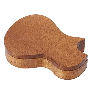 Gaeirt Étui pour médiator de Guitare, Petit Support de médiator en Bois d’olivier résistant à l’usure, Robuste pour la Performance - Les Beatles, Paul McCartney, John Lennon, RIngo Starr, George Harrison