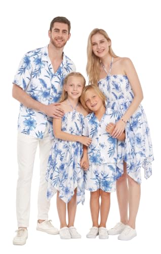Image of Hawaii Hangover Family Matching Hawaiian Clothes, Day Dream Bloom | Family matching Hawaiian outfits, Day Dream Bloom, lightweight rayon, machine washable, tropical floral print, luaus, cruises