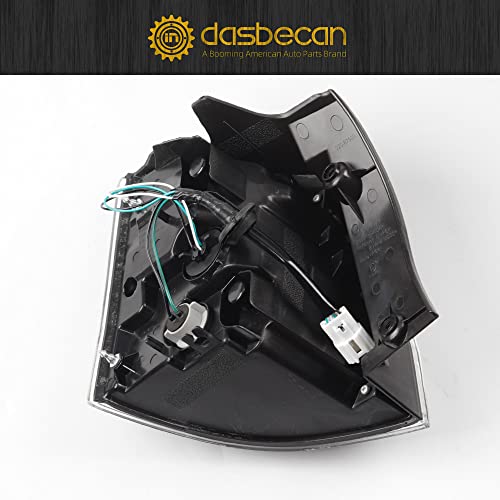 Dasbecan Right Passenger Side Tail Light Assembly Compatible With 07 08 09 10 11 12 13 Mitsubishi Outlander Ex Rear Brake Lamp #TOP4