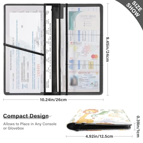 Organizador para autos en cuero miniatura 3