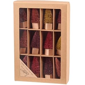 Fall Bottle Brush Tree Set