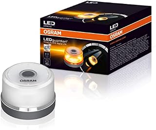 OSRAM LEDguardian ROAD FLARE señal V16 emergency light for cars, breakdown light, car emergency beacon, round safety warning light for vehicles and motorcycles