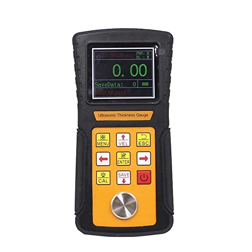 Medidor de espesor ultrasónico para metales acero LCD 1-230mm miniatura 4
