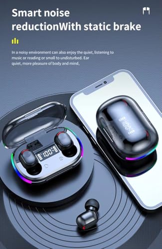 Image of K10 Buddy Earbuds, Gaming Earbuds with 24 Hours Playtime, Bluetooth 5.3 + ENC Clarity, Adaptive Noise Cancelling,13mm HD BASS Drivers, IPX7 Sweat-Proof,Built-in Mic for Android & iOS