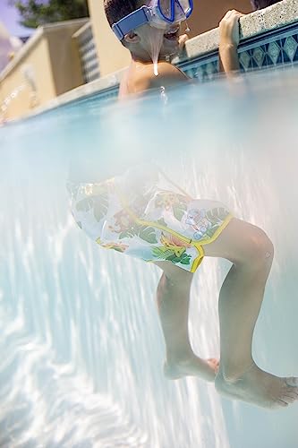 Pokemon Charmander Ivysaur Pikachu Squirtle Big Boys Swim Trunks Yellow 14-16 #TOP4