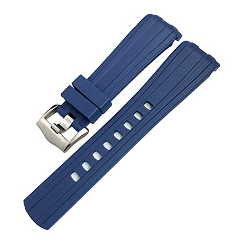 Correa de silicona Omega 300 deportiva de goma de 20 mm impermeable para reloj