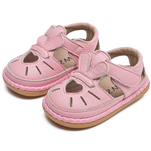 WUIWUIYU New Born Baby Boys Girls Closed Toe Summer Sandals Bunny Heart Shape Baby Shower Athletic Sandals Outdoor Learn Walker Shoes4
