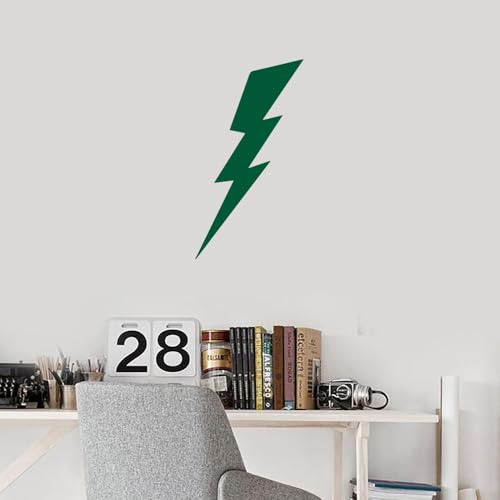 Image of Lighting 1 (Green) (Set Of 2) Premium Waterproof Vinyl Decal Stickers For Laptop Phone Accessory Helmet Car Window Bumper Mug Tuber Cup Door Wall Decoration