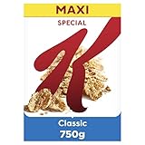 Kellogg's Special K Classic - Cereales de arroz, trigo integral y cebada - Paquete 750 g