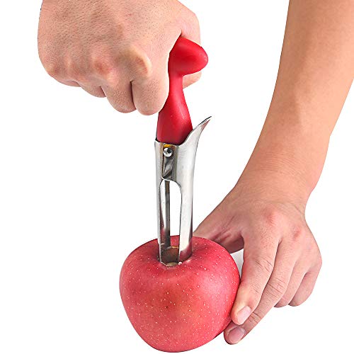 Apple Corer - Stainless Steel Fruit And Vegetable Corer Serrated Blade Core Remover Tool For Home & Kitchen #TOP1