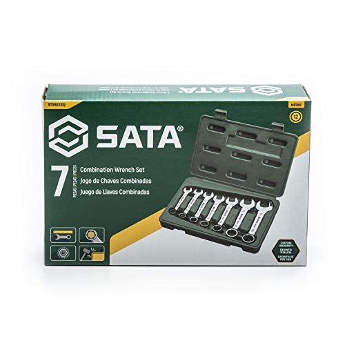 SATA Conjunto de chaves de combinação Stubby com 7 peças - ST09033SJ