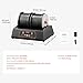 VEVOR Rock Tumbler Machine, 8 lbs Large Capacity Dual Barrels Rock Polishing Machine, 9 Speed Settings 9-Day Polishing Timer Stone Tumbler, Direct Drive Motor, 35dB Silent Rotary Polisher, Black