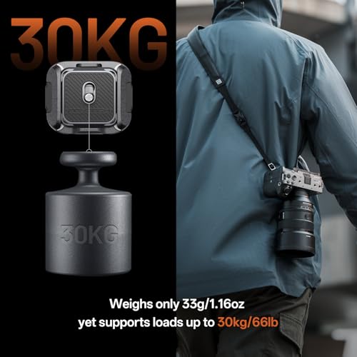 Image of PGYTECH Camera Shoulder Strap Mount Quick Release Clamp & Plate Kit, Aluminum Alloy Arca Swiss Plate Camera Adapter Base for Shoulder Straps Tripods Stabilizers(Clamp+Plate)