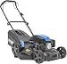 Hyundai 18” 46cm Self-Propelled Petrol Lawnmower, 139cc 4-Stroke Engine, 4-in-1 Mulch Bag Side & Rear Discharge, 60L Grass Box, Steel Deck
