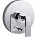 Kohler K-T73117-4-CP Composed Trim with Diverter and Lever Handle for Rite-Temp Pressure Balancing, Valve Not Included, Polished Chrome