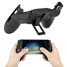 Jopwkuin Phone Gamepad, 3 in 1 Flexible Mobile Game Controllers, Universal Mobile Phone Telescopic Gamepad Controller, Gamepad Holder for HomeGaming