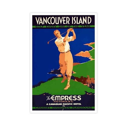 SWDXA Vancouver Island Golf Wall Art 20x30