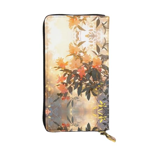Portefeuille en cuir femme avec fleurs gravées le charme au quotidien
