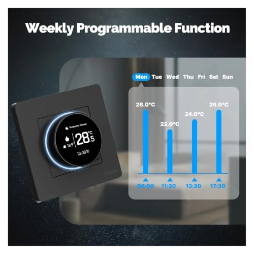 Thermostat intelligent ZigBee Tuya commande vocale et programmation chauffage - 8