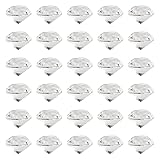 Material des Zierdiamanten: hochwertiges Klarglas mit glatter und robuster Oberfläche.