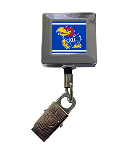 Kansas Jayhawks 2-Pack Retractable Badge Holder Officially Licensed Collegiate Product