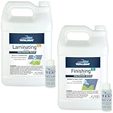 TotalBoat Polyester Laminating Resin + Finishing Resin – Gallon Bundle for Marine Fiberglass Layups and Repairs