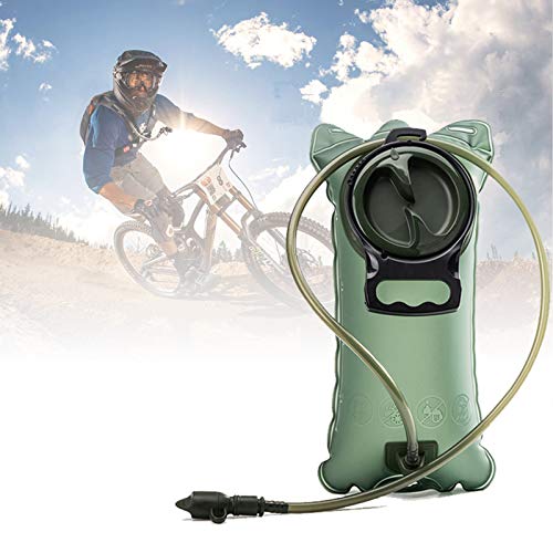 Poche à eau 2 L avec système anti-fuite pour sport, vélo, camping, escalade, randonnée XXL GREEN