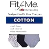 Fruit of the Loom womens Fit for Me Plus Size Underwear, Hi Cut - Cotton Assorted, 11 US