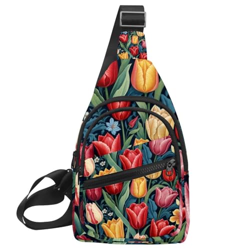 Sac à dos à bandoulière tulipe pour vos randonnées et voyages actifs