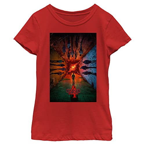 Netflix Stranger Things S4 Main Poster Girls Short Sleeve Tee Shirt