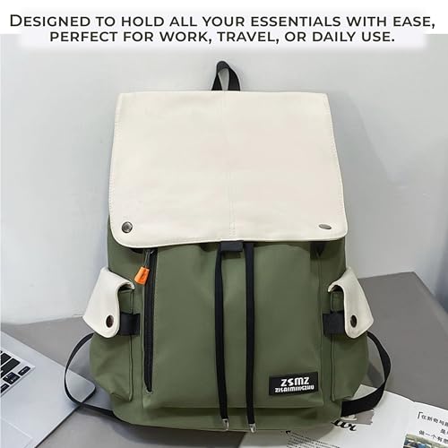 Image of Kraptick Laptop Backpack for Men & Women | Waterproof & Durable Laptop Bag for Office, Travel & College | Spacious & Lightweight Backpack | Fits 15.6 Inch Laptop | Multipurpose Laptop Bag