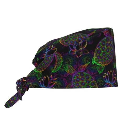 Image of Surgical Caps Men Women, Scrub Cap with Sweatband Adjustable