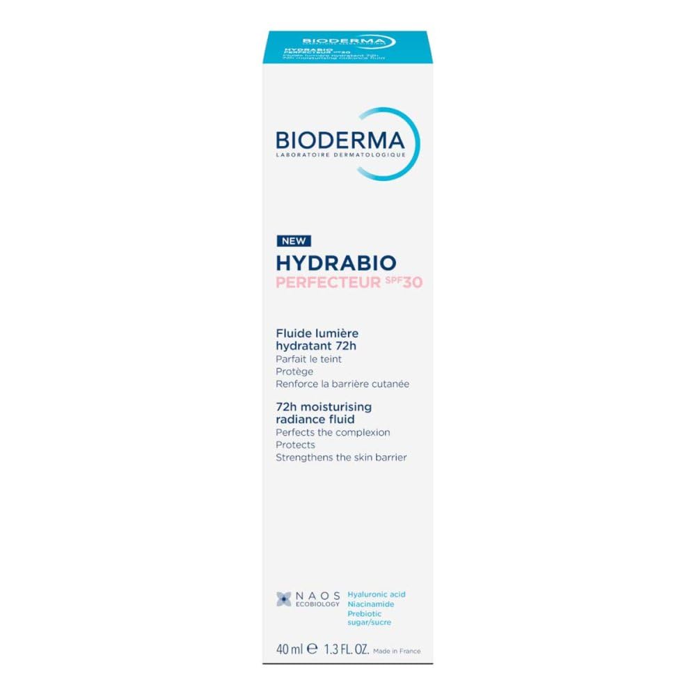 Bioderma Hydrabio Perfecteur Işıltı Veren Nemlendirici SPF30 Güneş Koruyuculu Yüz Kremi Niasinamid 40 ml