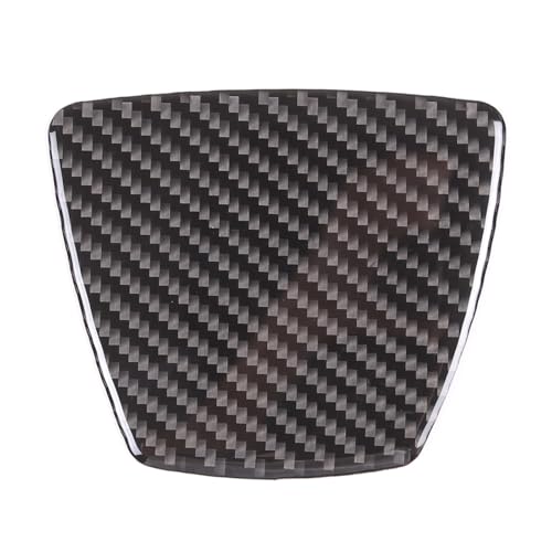 Car Soft Carbon Fiber Center Console Button Molding Trim Panel,Compatible with Tesla Model 3 2023 2024 2025+ Center Console Button Protected Cover Accessories (Black Carbon Fiber)