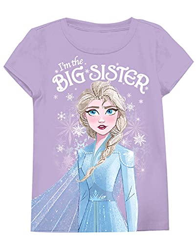 Disney Frozen Elsa I'm The Big Sister Kids Girls Youth T-Shirt