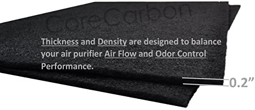 Corecarbon 4-Pack Carbon Pre-Filter Designed To Fit Honeywell True Hepa Air Purifier Models Hpa-150, Hpa160, Hpa161-Tgt, Hpa-245, Hpa-249, Hpa-248-Tgt #TOP7