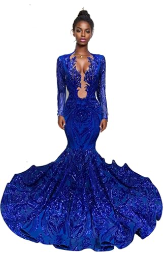 Keting Shiny Sequined Mermaid Women's Prom Party Evening Gala Dress Pageant Celebrity Gown