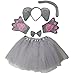 Kirei Sui Kids Elephant Costume Tutu Set Gray
